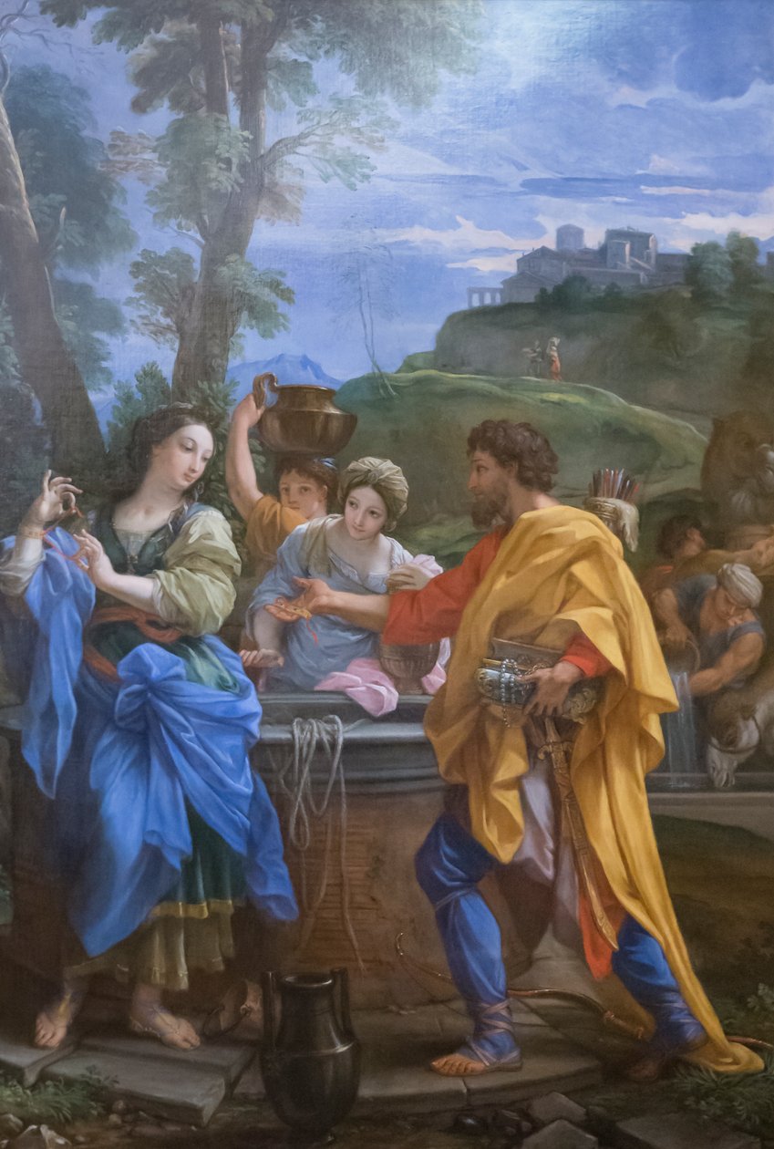 Rebecca és Eliezer a kútnál alkotó: Carlo Maratta or Maratti