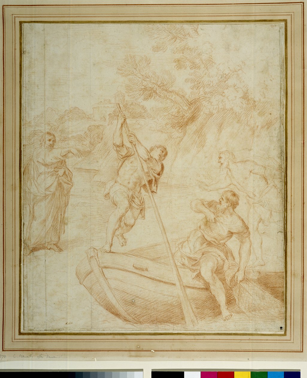Szent Péter elhívása (ceruza papíron) alkotó: Carlo Maratta or Maratti
