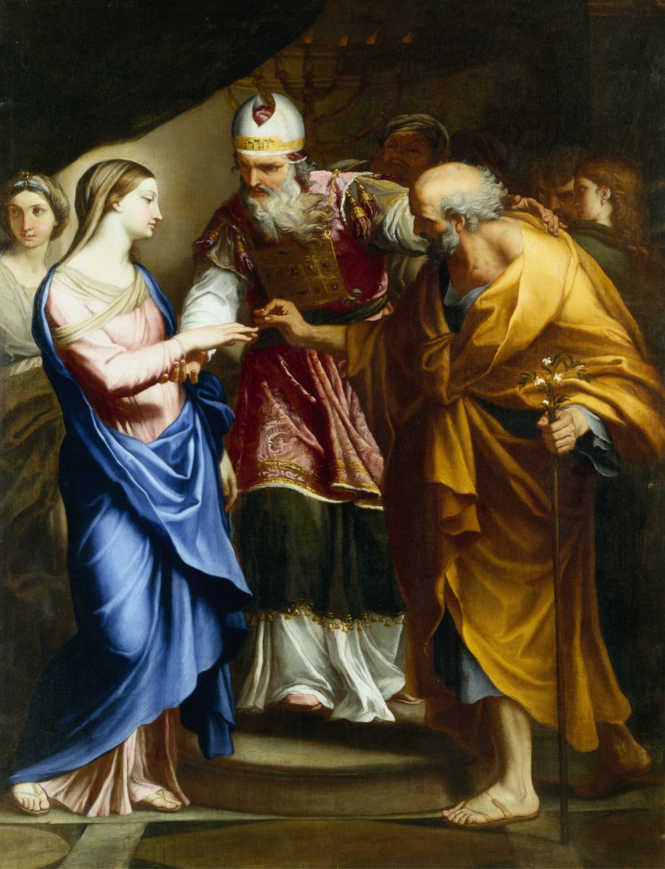 A Szűz házassága (olaj, vászon) alkotó: Carlo Maratta or Maratti