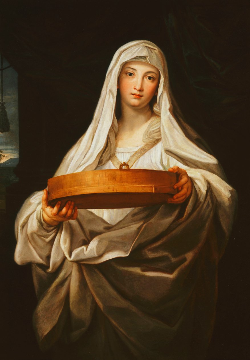 A Vestal Tuccia, 1760 körül alkotó: Carlo Maratta or Maratti