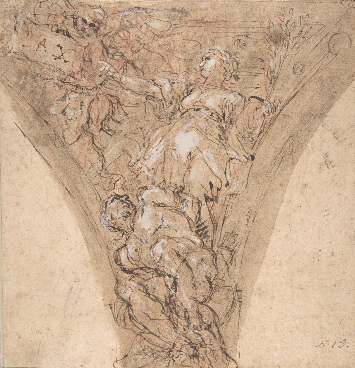 A béke allegorikus alakja, 1625-1713. alkotó: Carlo Maratti