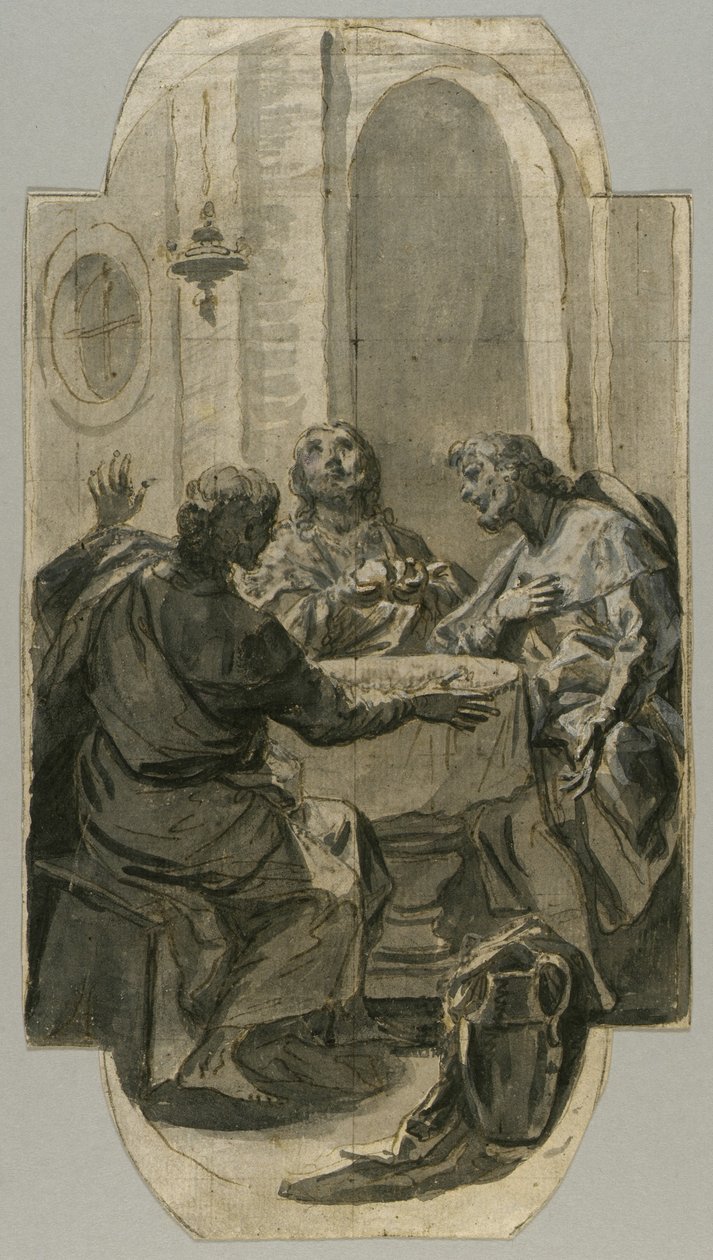 Emmausi vacsora alkotó: Carlo Maratti