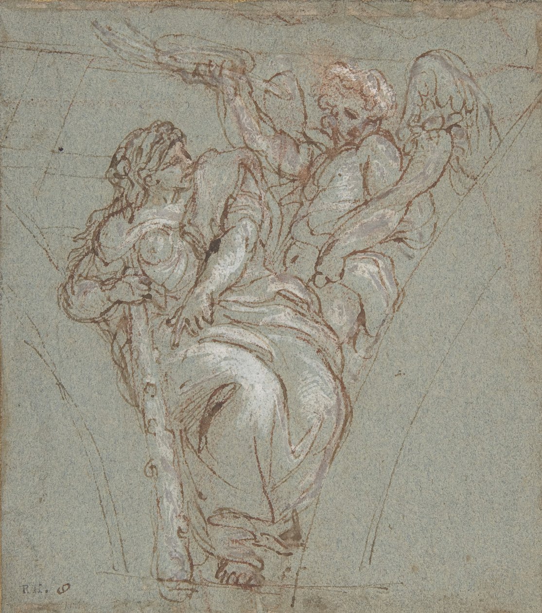Az erényt becsület koronázta meg, 1670-76. alkotó: Carlo Maratti