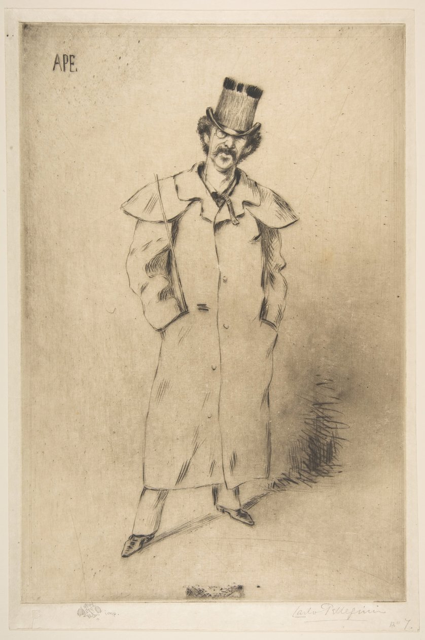 James McNeill Whistler, 19. század. alkotó: Carlo Pellegrini