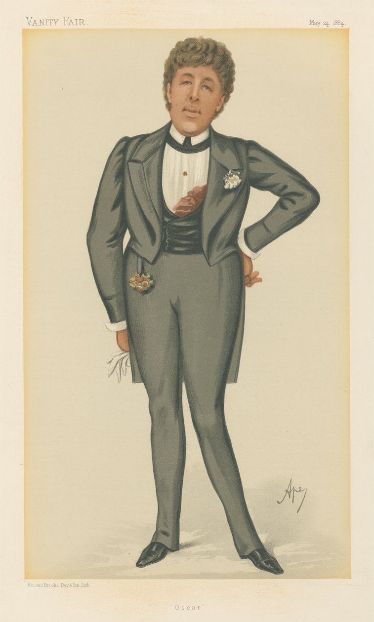 Oscar, Oscar Wilde (Vanity Fair sorozat) alkotó: Carlo Pellegrini