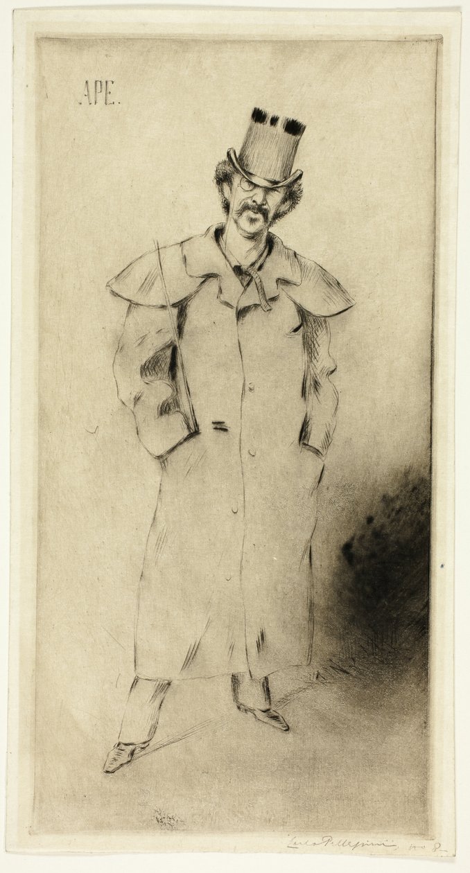 Whistler portréja alkotó: Carlo Pellegrini