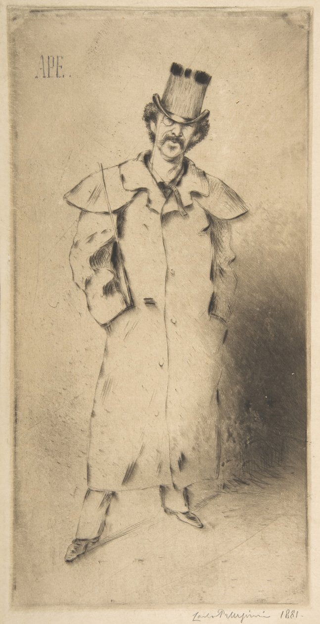 Whistler portréja, 1881. alkotó: Carlo Pellegrini
