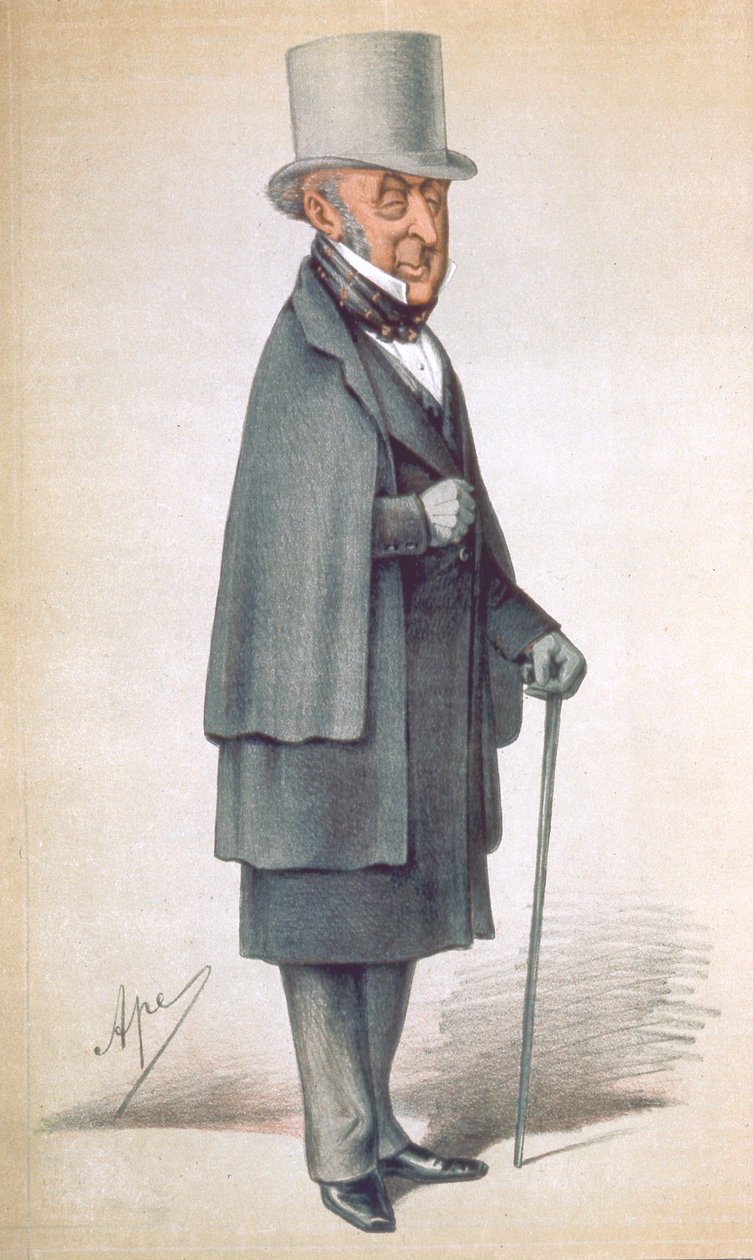 Roderick Impey Murchison skót geológus, 1870 alkotó: Carlo Pellegrini