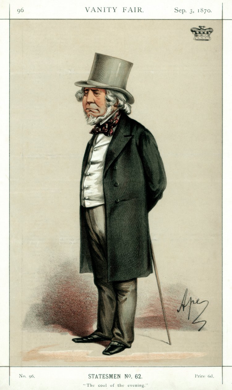 The Cool of the Evening, Lord Houghton angol költő és politikus, 1870. alkotó: Carlo Pellegrini
