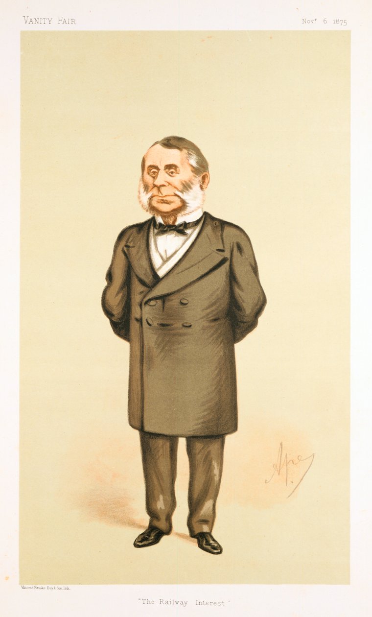 A vasúti kamat, 1875 alkotó: Carlo Pellegrini