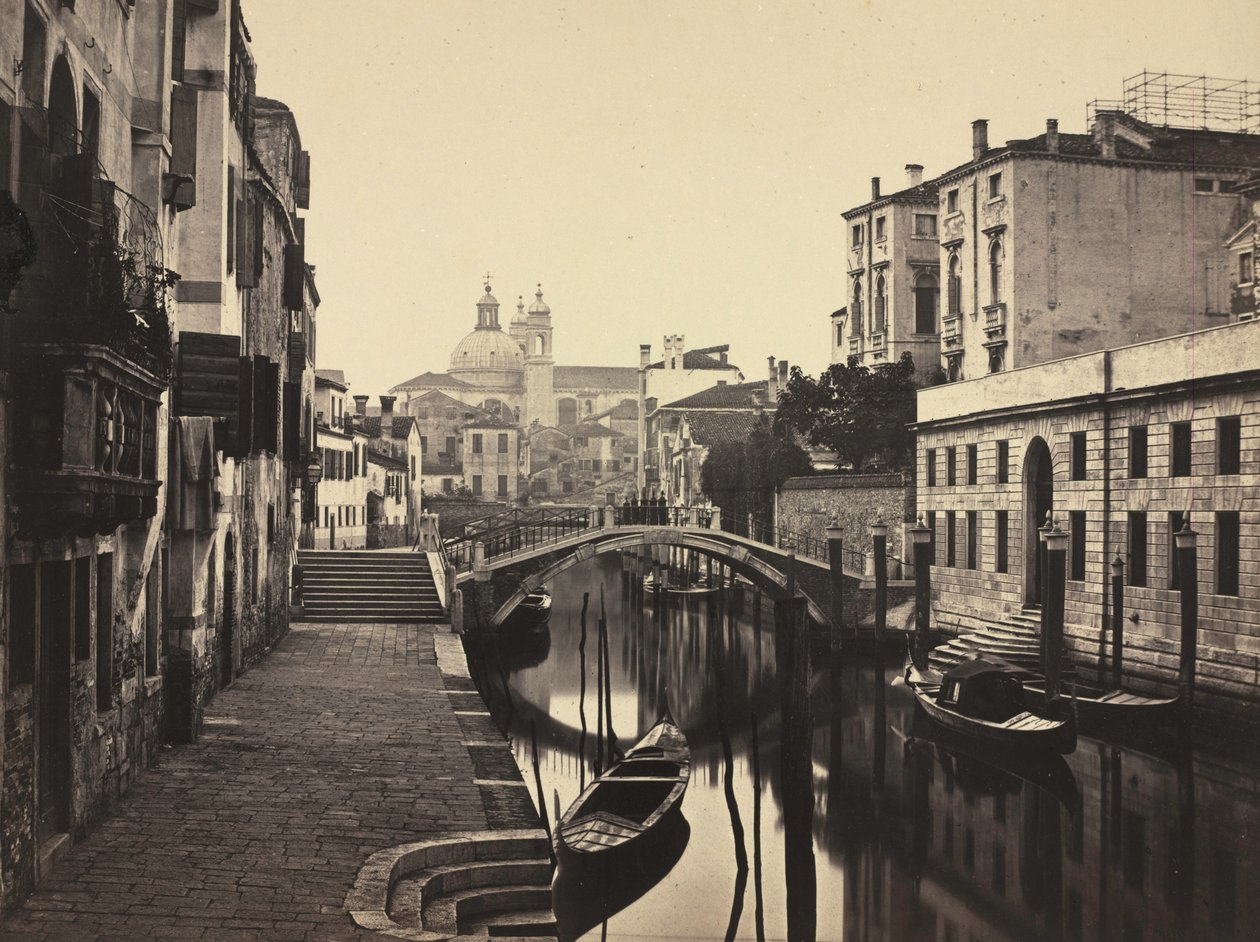 Velence látképe, c. 1860. alkotó: Carlo Ponti