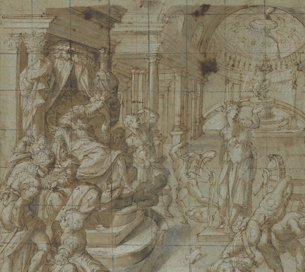 Alexandriai Szent Katalin vértanúsága, 1560-70. alkotó: Carlo Portelli