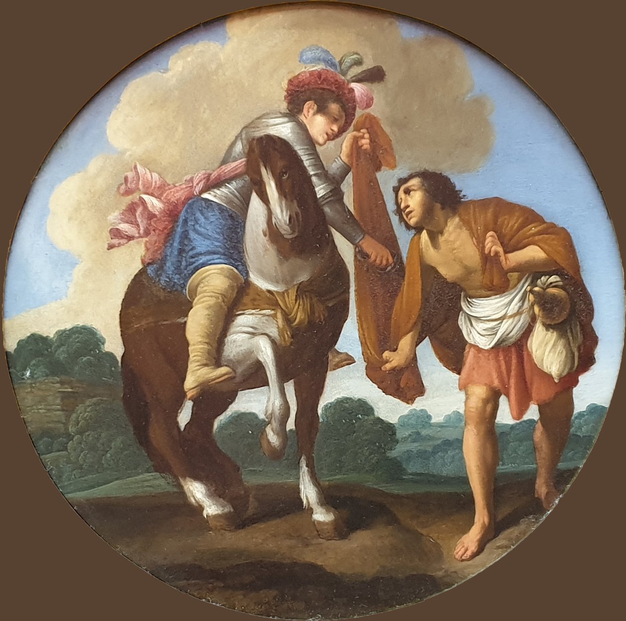 Német: Der Heilige Martin und der Bettler Szent Márton és a koldus alkotó: Carlo Saraceni