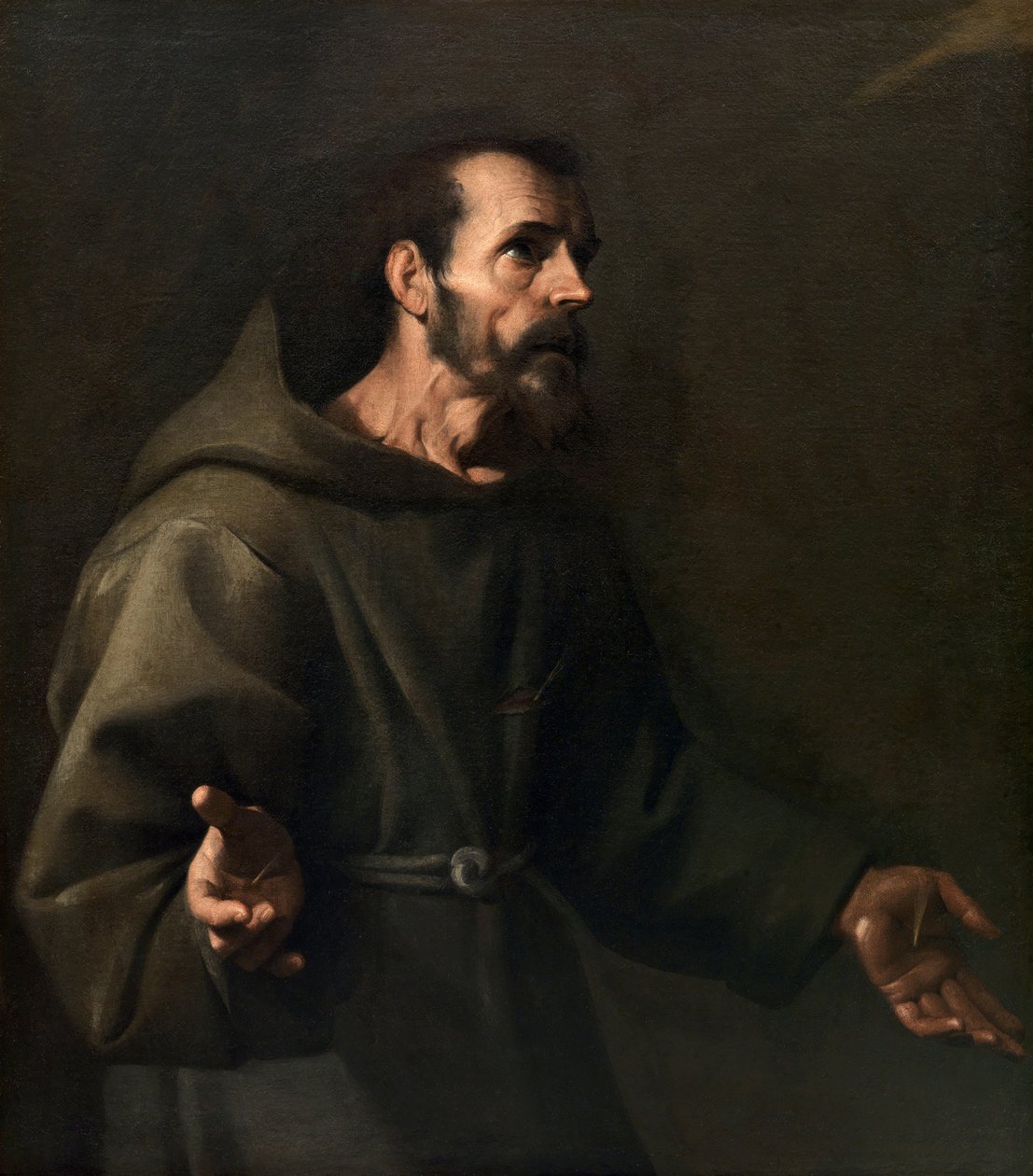 Szent Ferenc megkapja a Stigmatákat, 1611 körül. alkotó: Carlo Sellitto