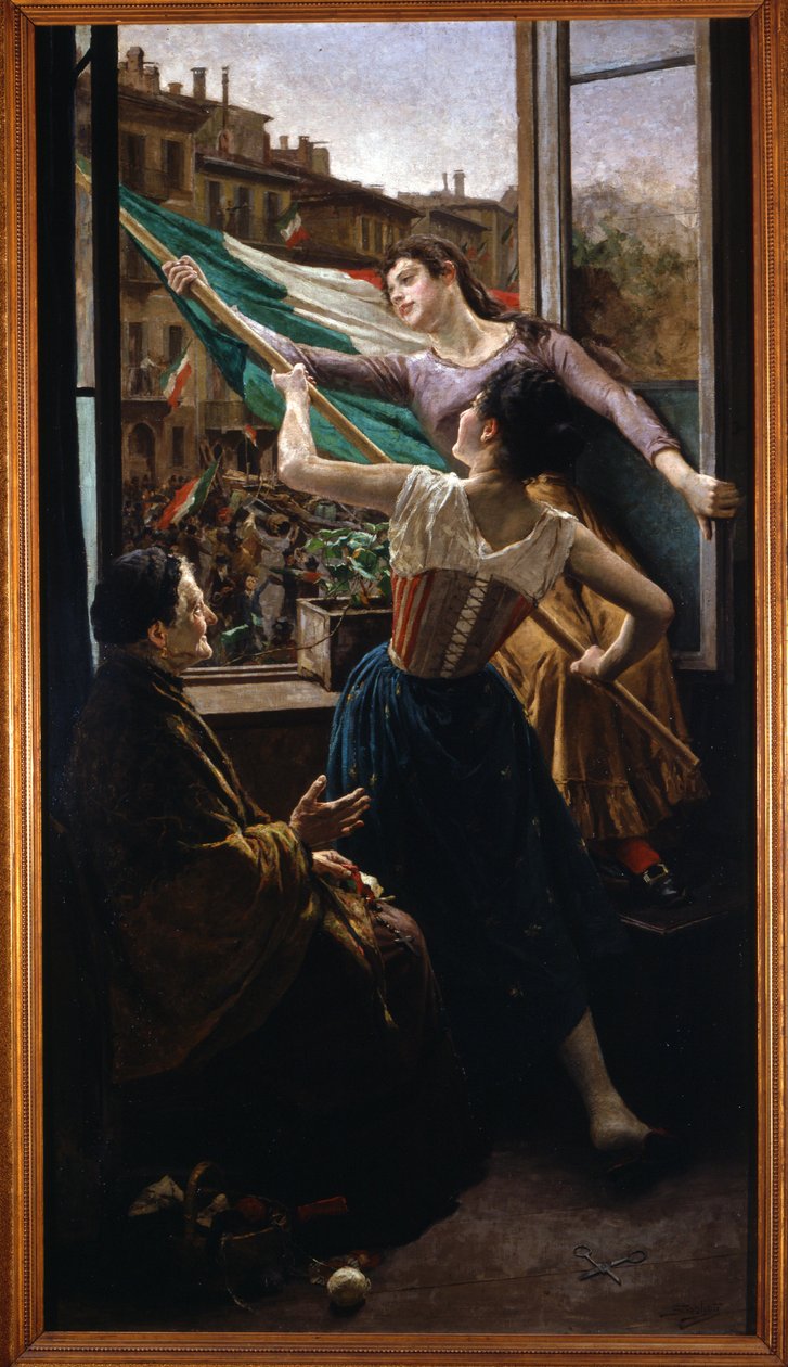 Risorgimento: Milánó öt napja (Cinque giornate di Milano) (1848. március 18-22.): ez az 1848-as forradalmak (az első olasz függetlenségi háború része) egyik első epizódja, amely a milánóiak felemelkedését jelentette. ellen felkelő lakosság alkotó: Carlo Stragliati