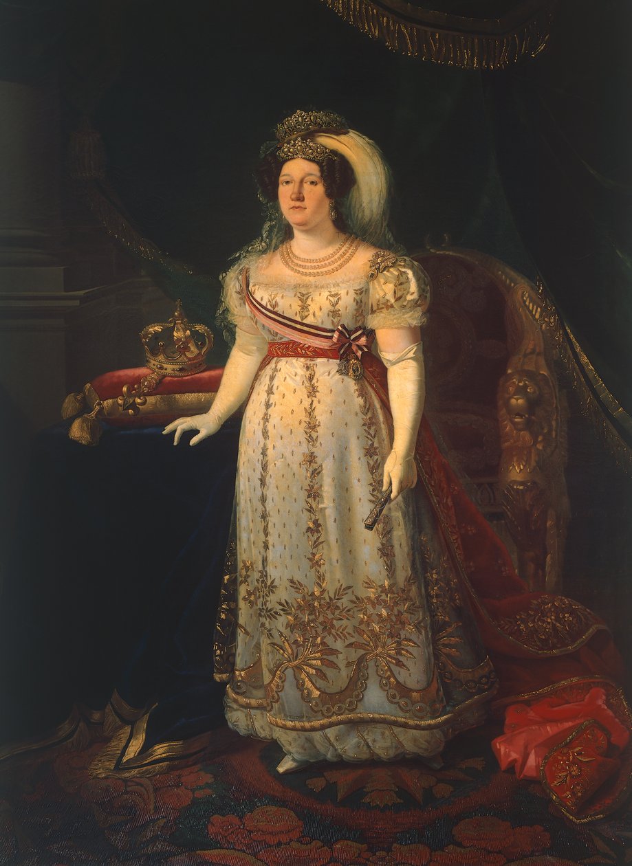 A spanyol Maria Isabella portréja (Madrid alkotó: Carlo de Falco