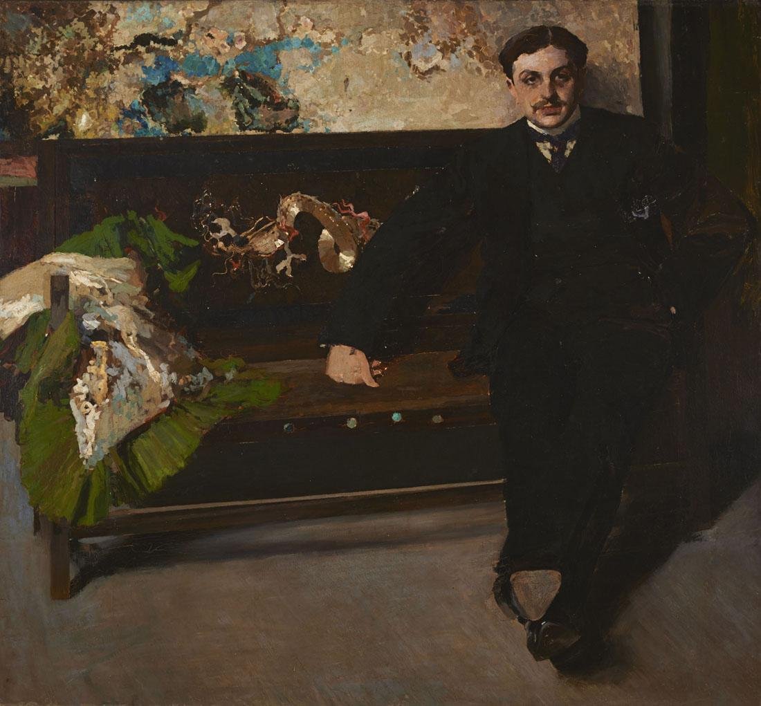 J. C. M. portréja alkotó: Carlos Federico Saez