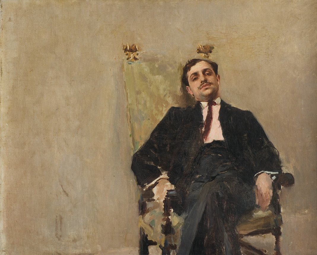 Juan Carlos Munoz úr portréja alkotó: Carlos Federico Saez