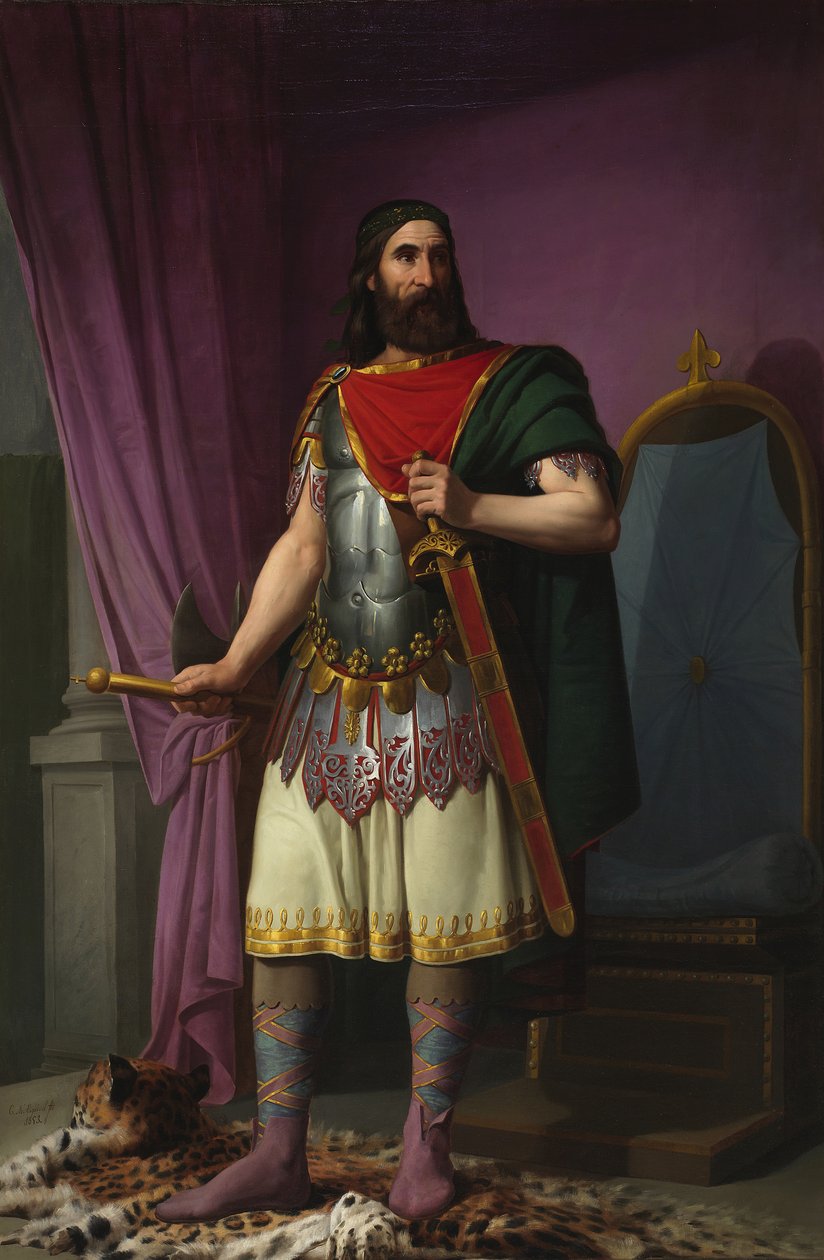 Egica, Visigoth King, 1853 alkotó: Carlos María Esquivel y Rivas