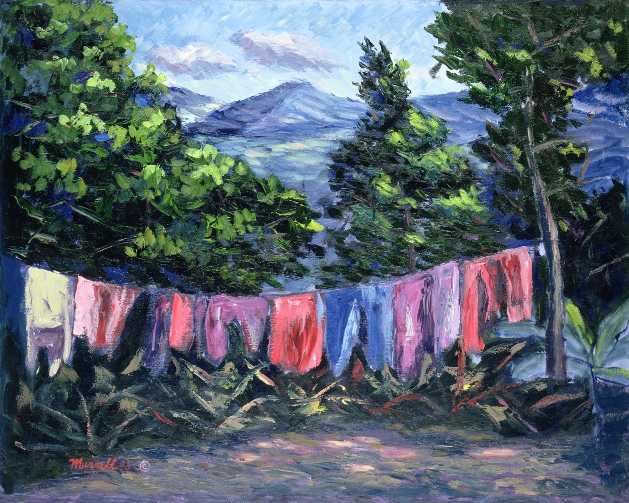 Trópusi táj, 1993 alkotó: Carlton Murrell
