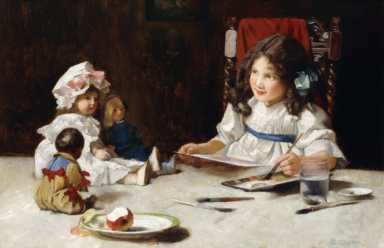 Dolly portréja alkotó: Carlton Alfred Smith