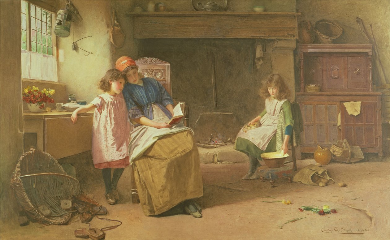 Tündérmese (akvarell papíron) alkotó: Carlton Alfred Smith