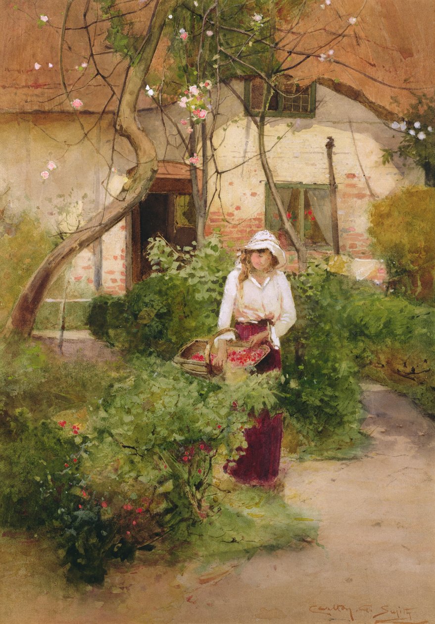 Nagymama kertje (olaj, vászon) alkotó: Carlton Alfred Smith