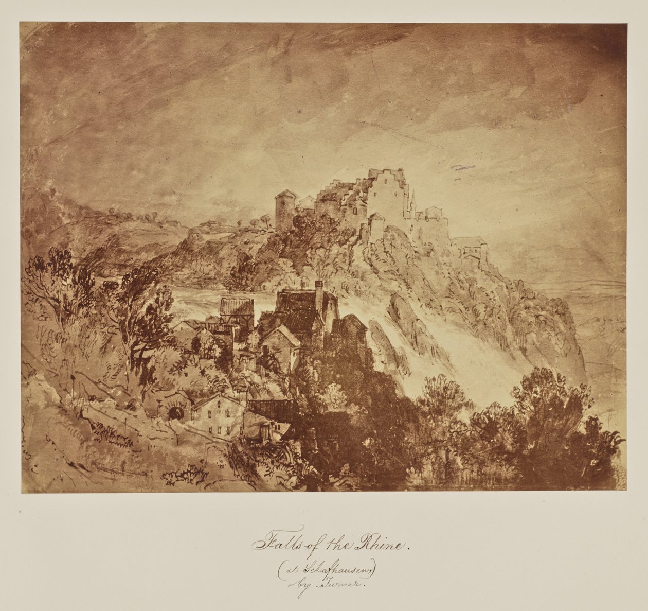 A Rajna vízesése. (Schafhausennél.) Turner. alkotó: Caroline Bertolacci