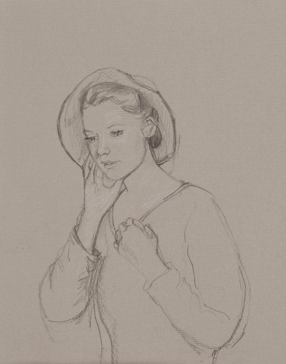 Tanulmány Elizabeth Bennet számára, 2011 alkotó: Caroline Hervey Bathurst