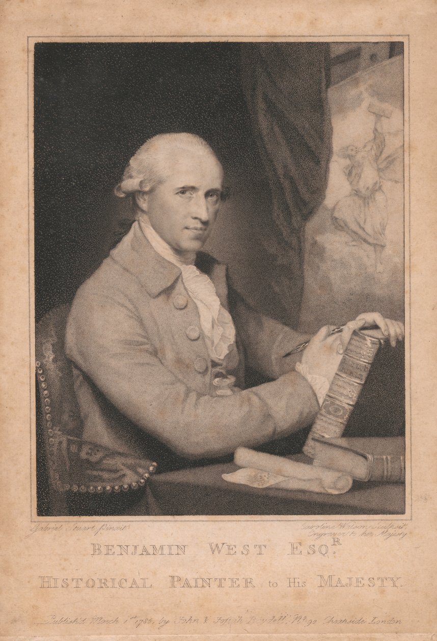 Benjamin West Esq., Őfelsége történelmi festője alkotó: Caroline Watson