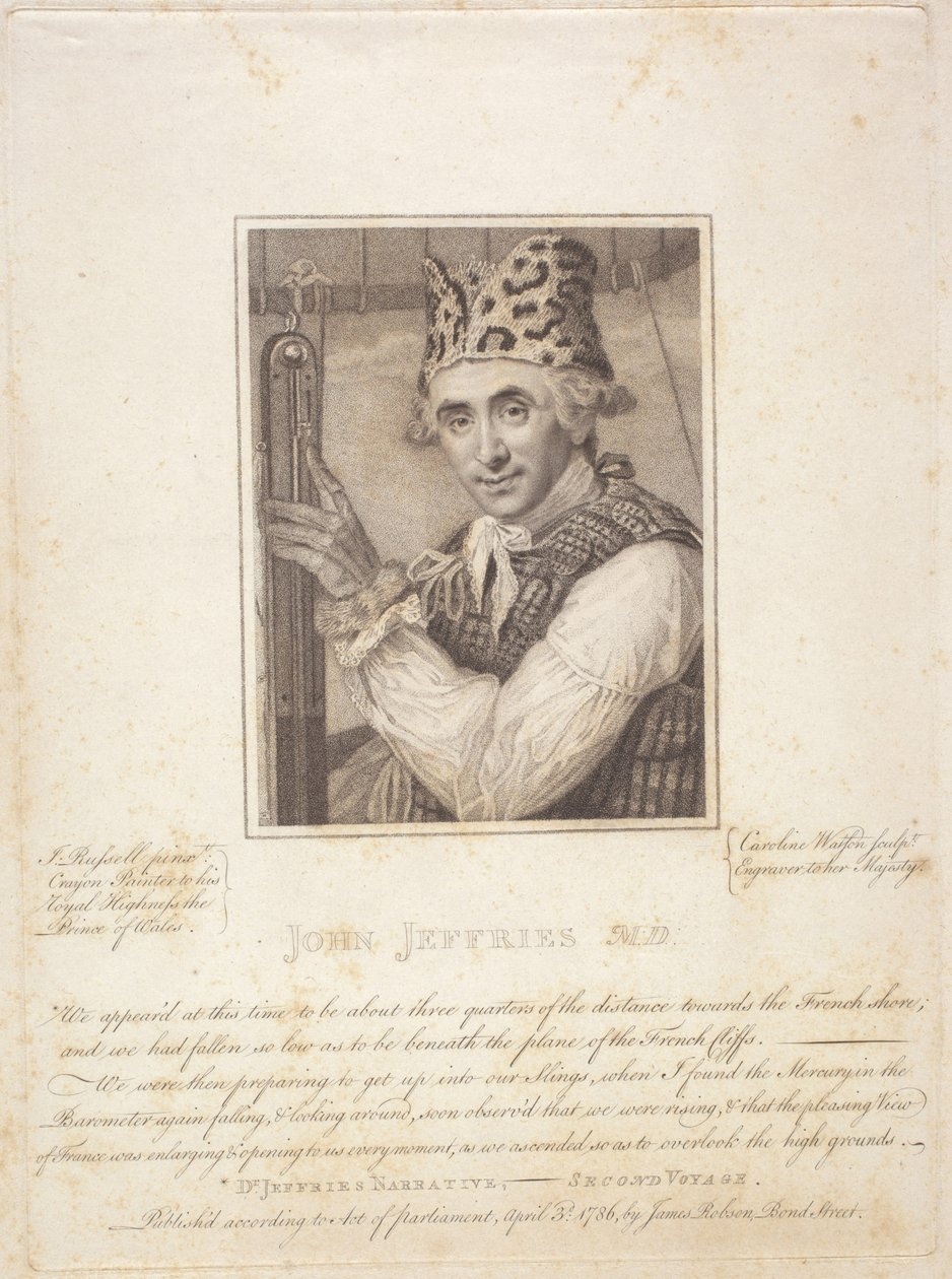 John Jeffries M.D., április 3 alkotó: Caroline and Russell John (1745 1806) Watson
