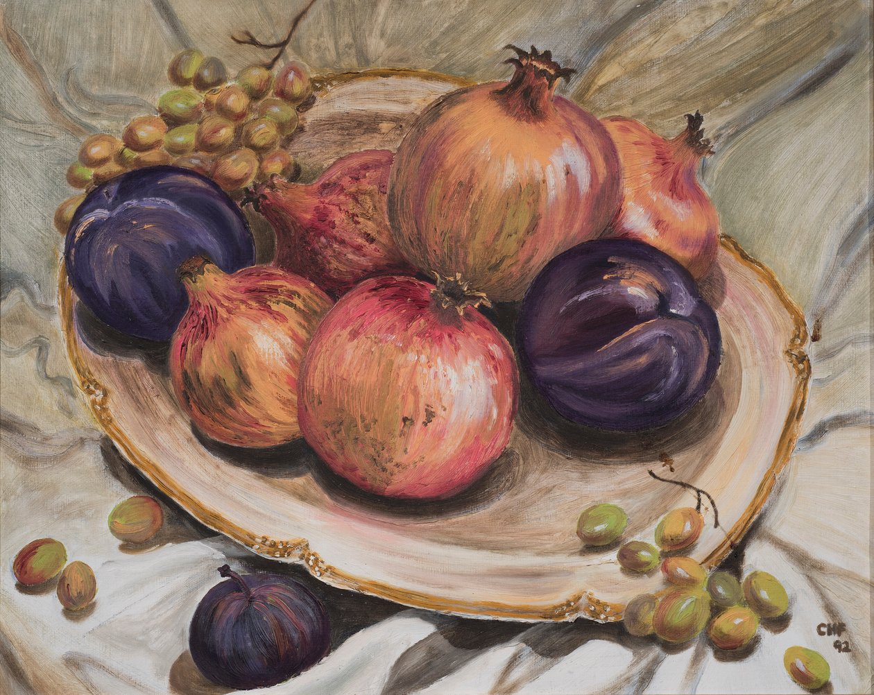 Autumn Fruits, 1992 (olaj, papír) alkotó: Carolyn Hubbard Ford