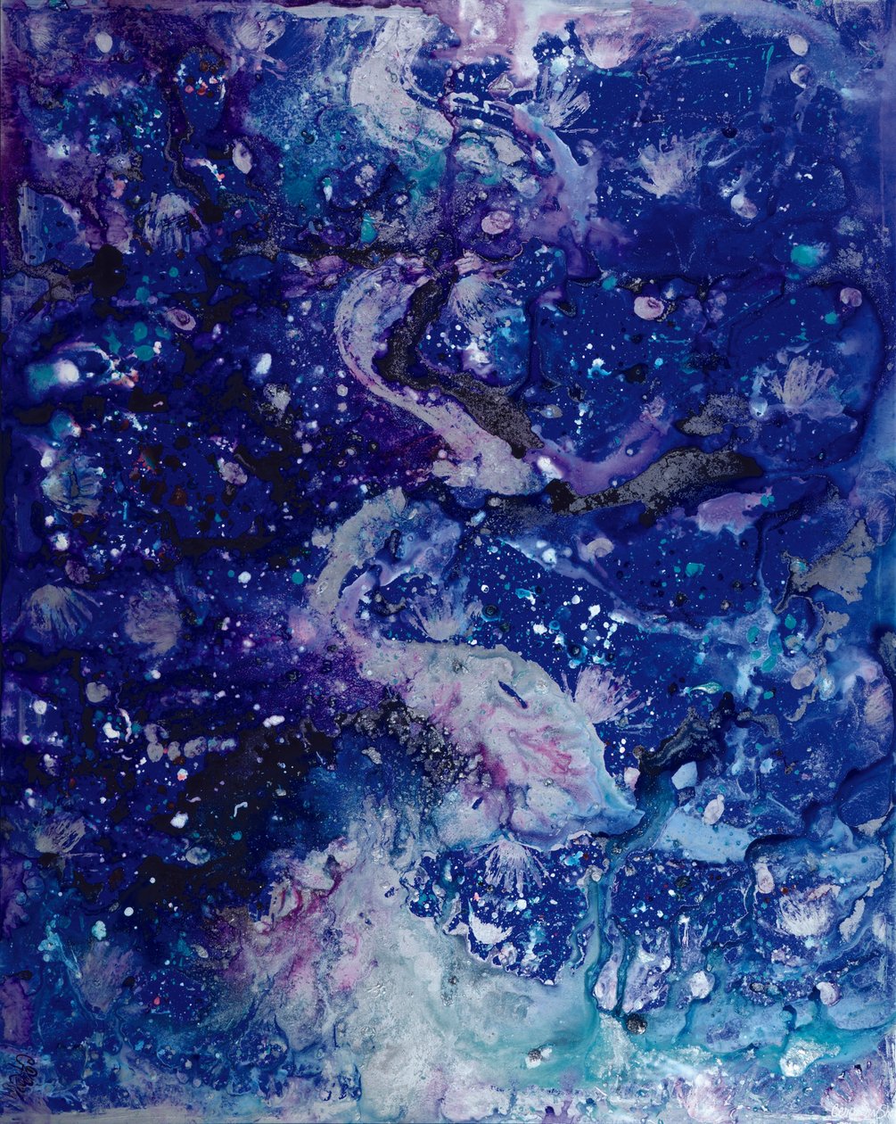 Cerulean Shorelines alkotó: Carolyn Mary Kleefeld