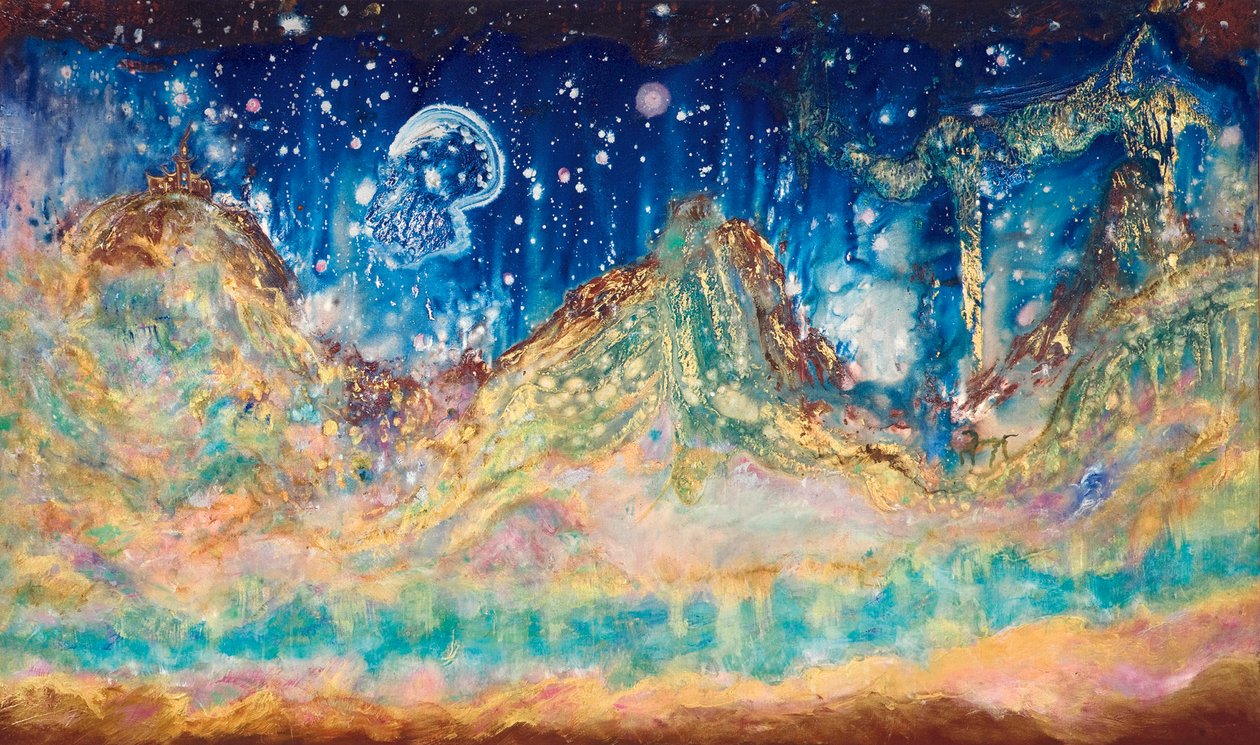 Dream Of Ithaca, 2005 (akril és tinta vászonra) alkotó: Carolyn Mary Kleefeld