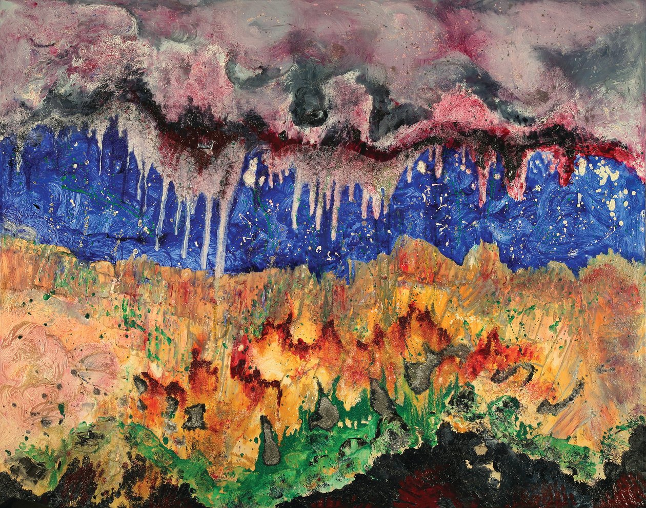 Szívbarlang, 2006 (olaj, vászon) alkotó: Carolyn Mary Kleefeld