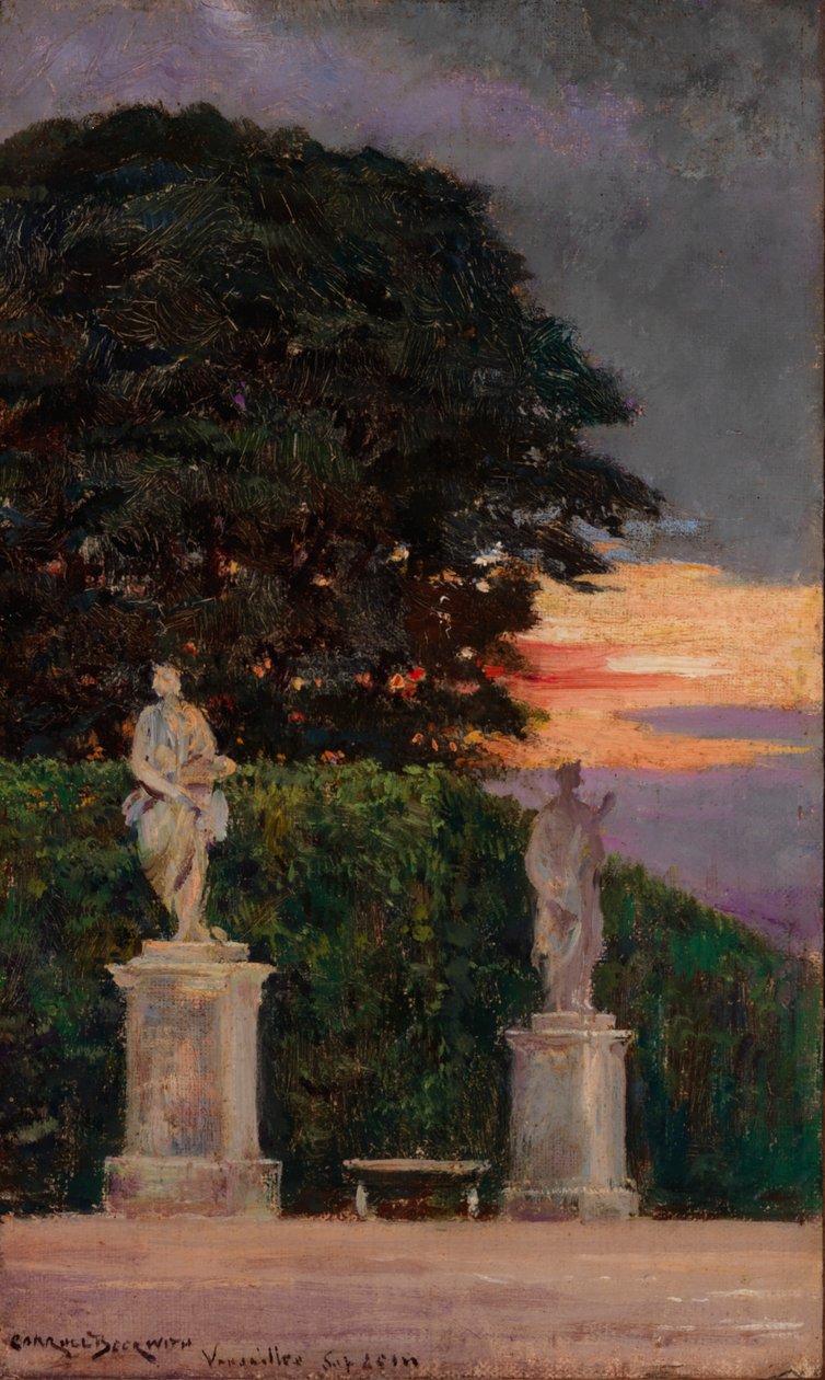 A terasz sarka, Versailles, 1911. alkotó: Carroll Beckwith