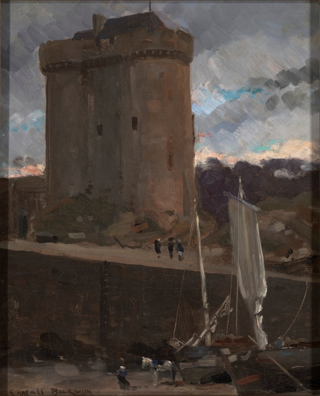 La Tour de Solidor St. Severin-ben, Normandiában alkotó: Carroll Beckwith