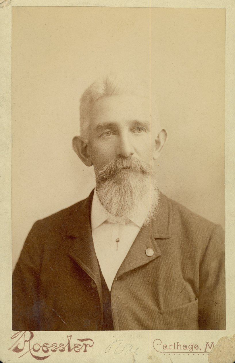 William Leander Burlingame mellszobra alkotó: Carthage Roessler
