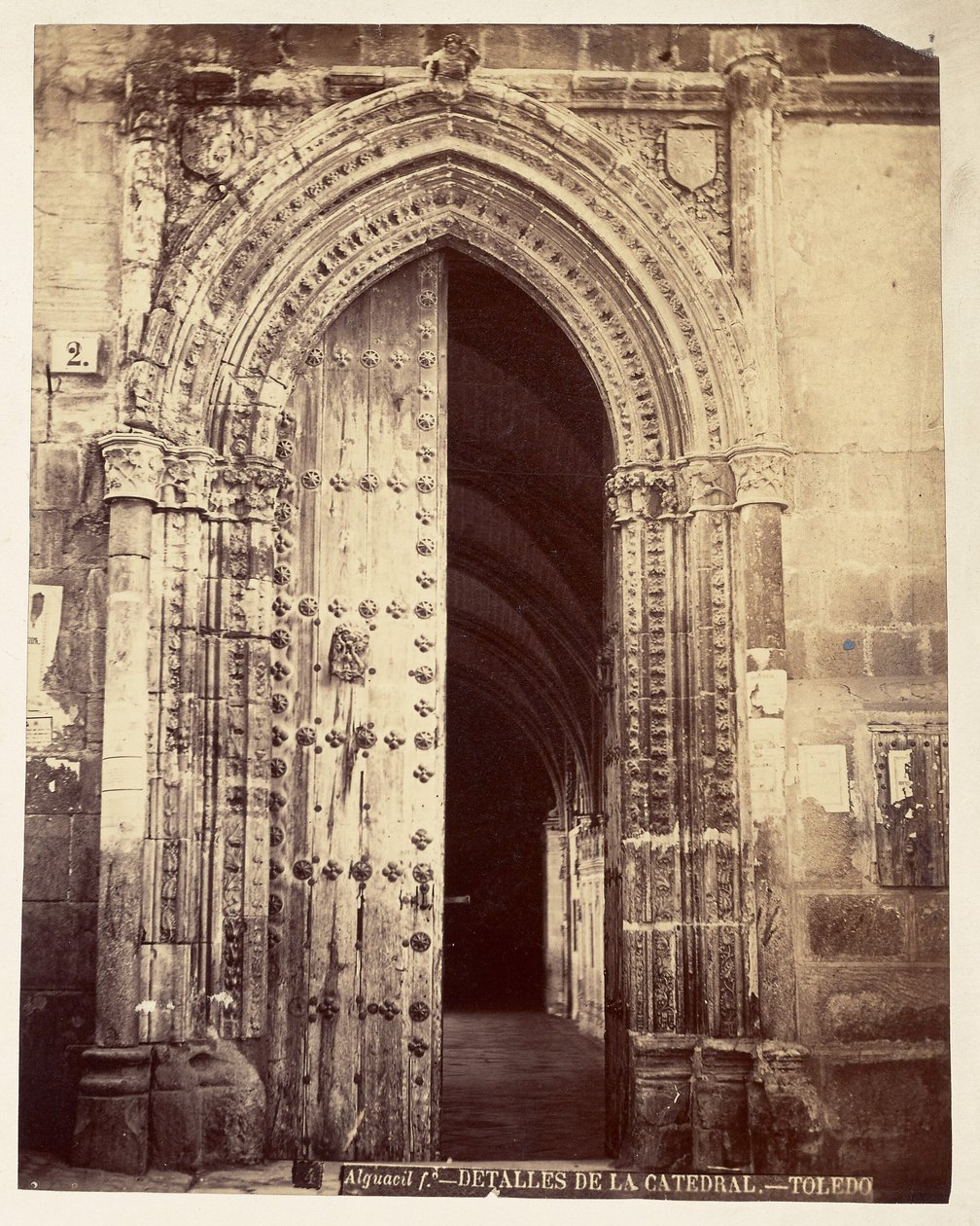 A katedrális részletei, Toledo alkotó: Casiano Alguacil
