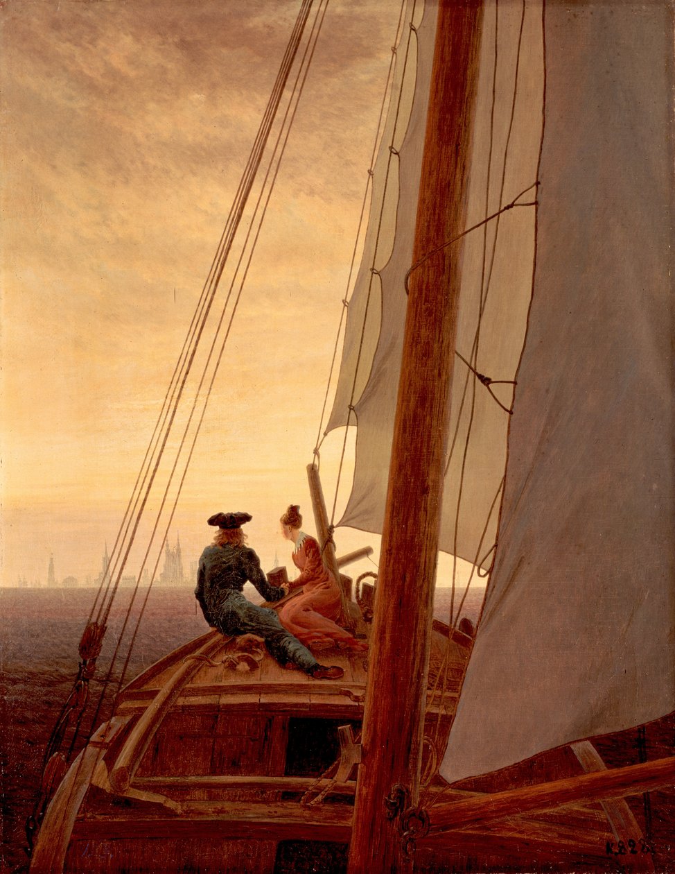 A matrózon alkotó: Caspar David Friedrich
