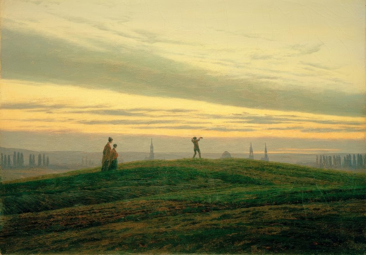 Az esti csillag alkotó: Caspar David Friedrich