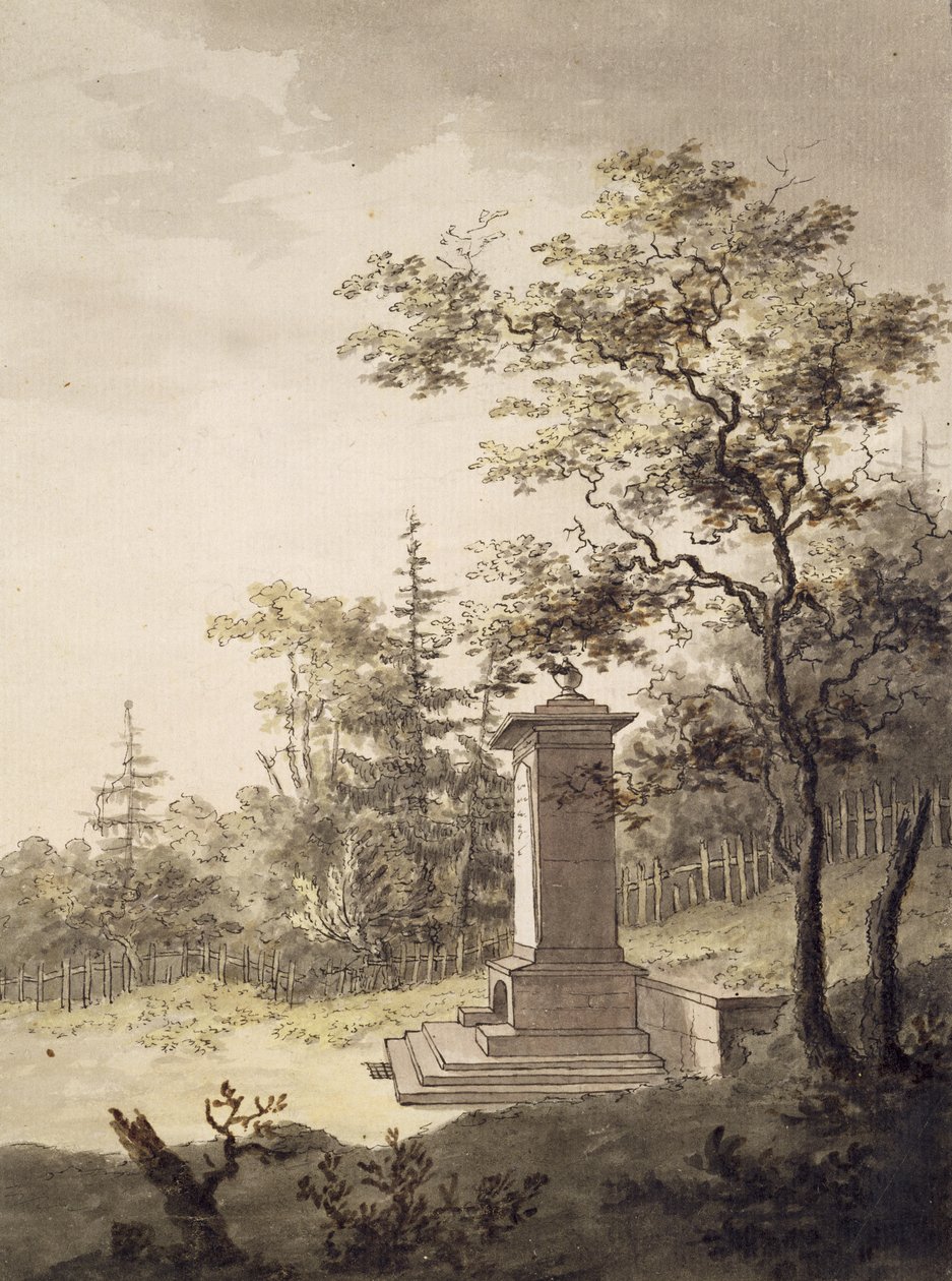 Emilias Kilde, 1797 (toll, tinta és WC papíron) alkotó: Caspar David Friedrich
