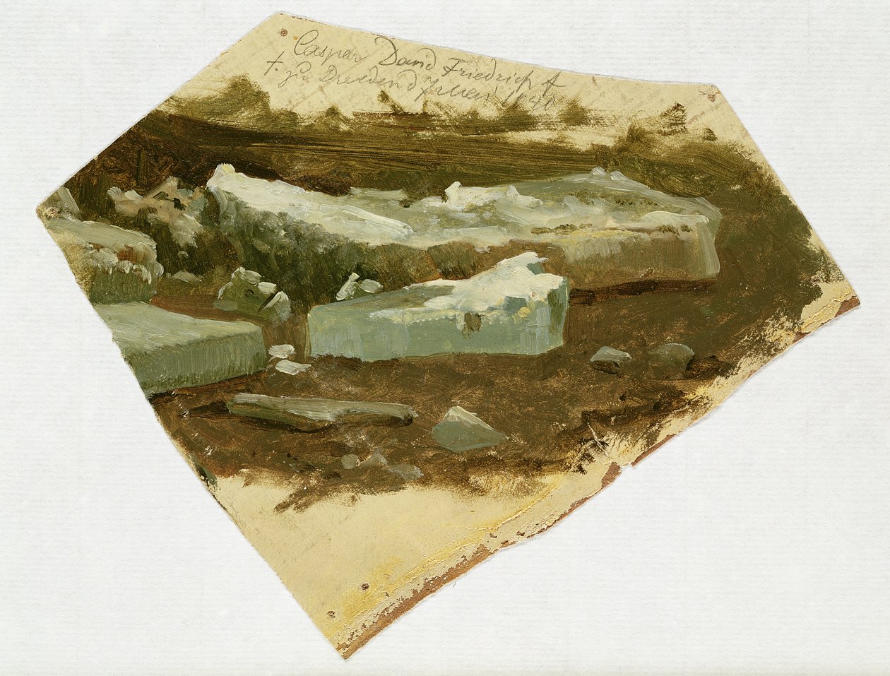 Jégtábla, 1840 alkotó: Caspar David Friedrich