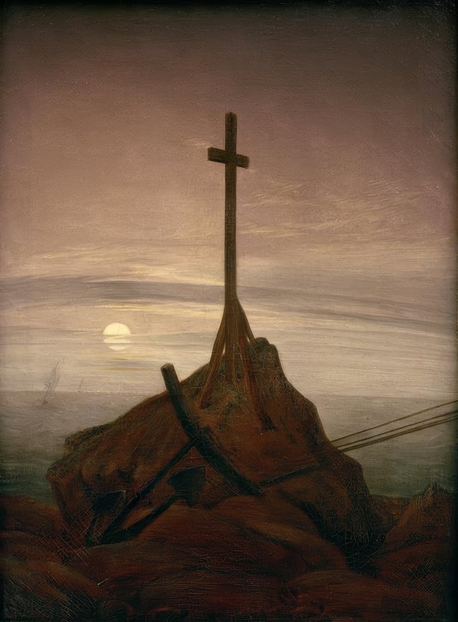 Kereszt a Balti-tengeren alkotó: Caspar David Friedrich