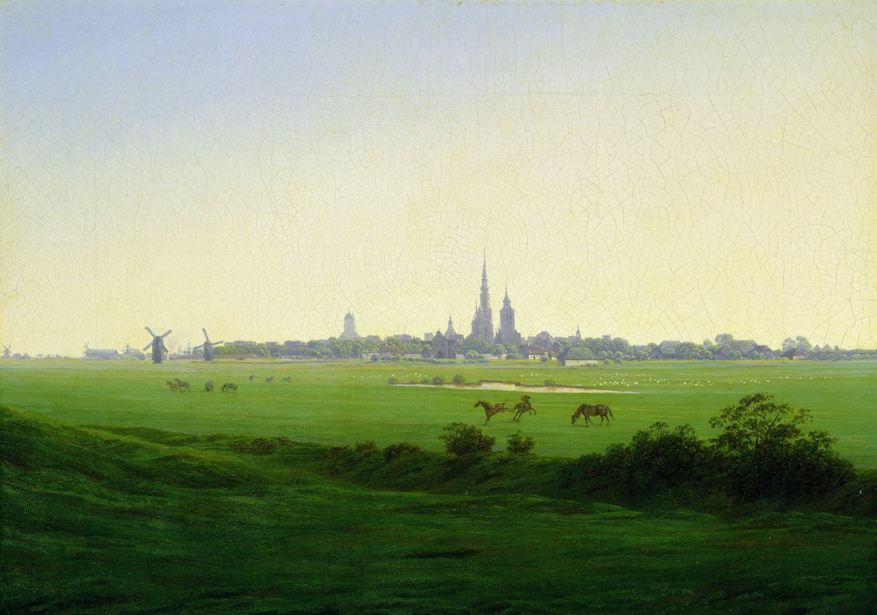 Rétek Greifswald közelében alkotó: Caspar David Friedrich