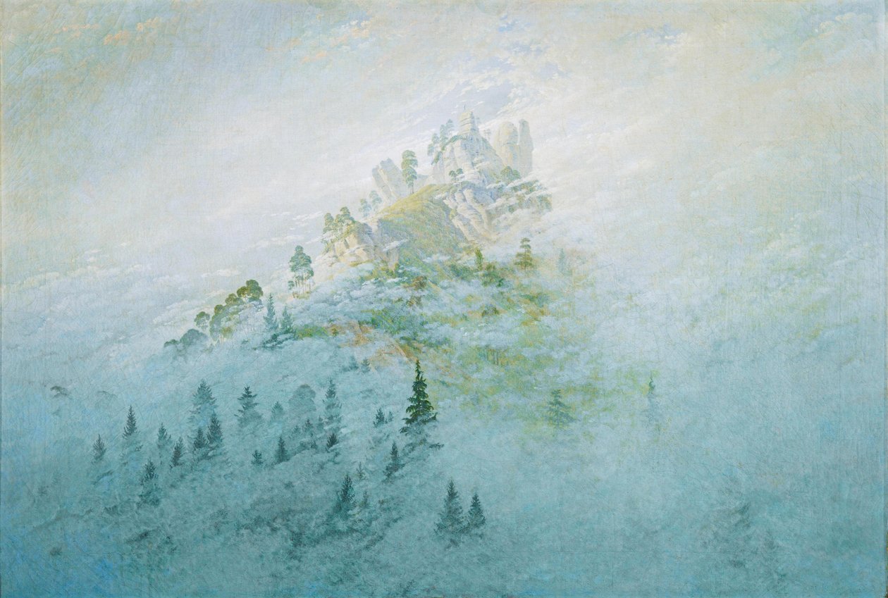 Reggeli köd a hegyekben alkotó: Caspar David Friedrich