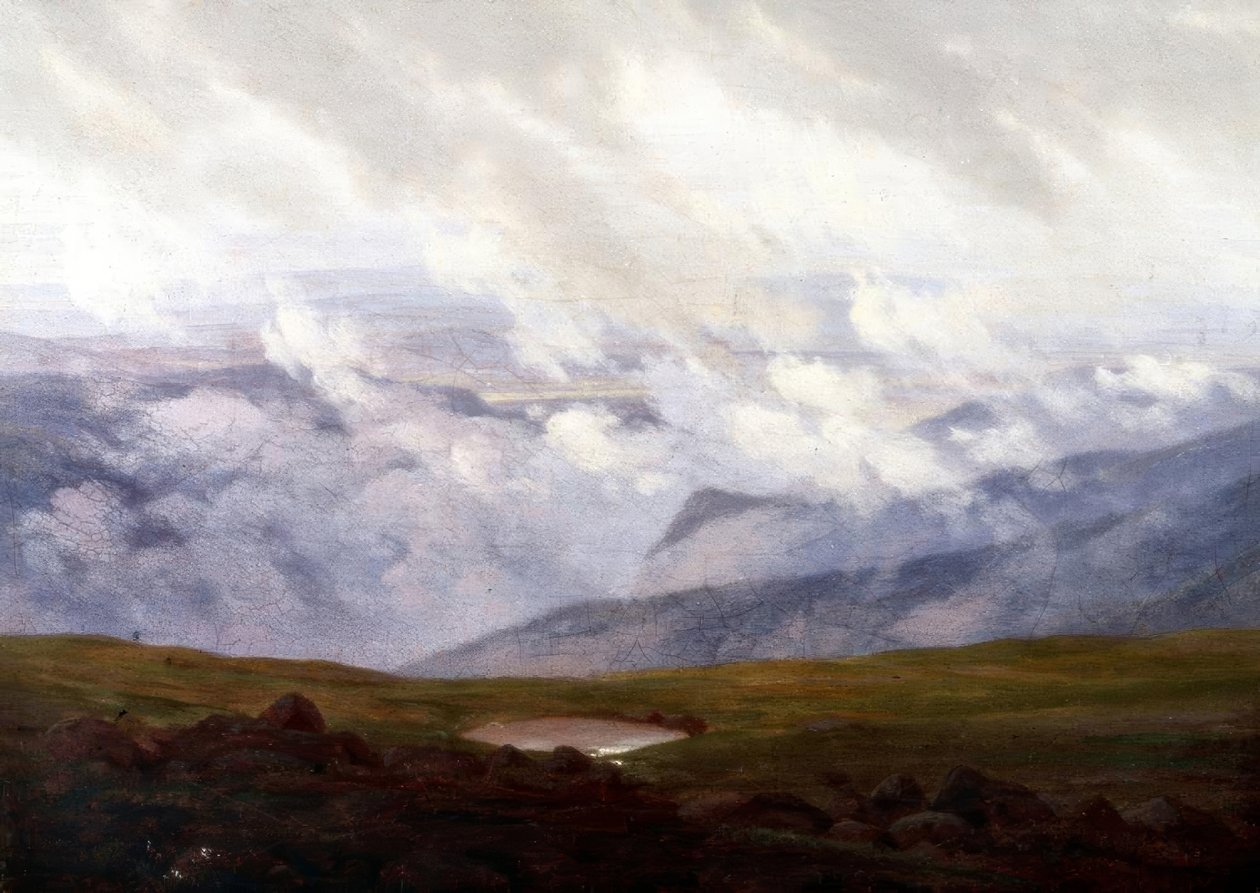 Mozgó felhők alkotó: Caspar David Friedrich