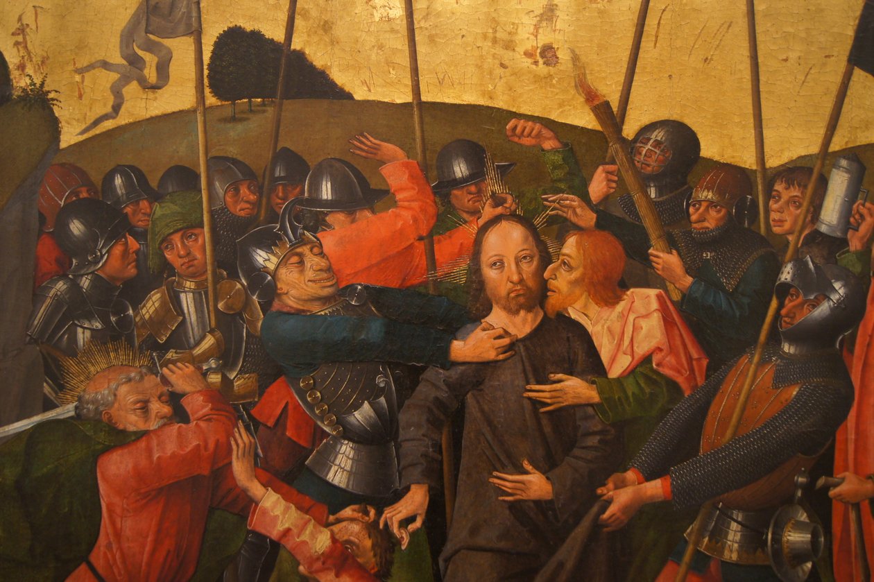 Colmar oltárkép (Jézus letartóztatása) alkotó: Caspar Isenmann