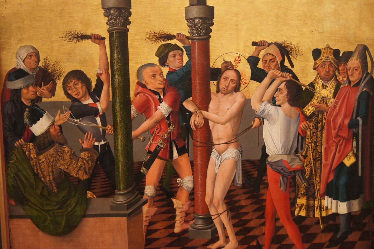 Colmar oltárkép (Flagellation) alkotó: Caspar Isenmann