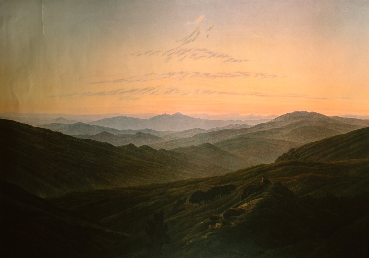 Hajnal, Caspar David Friedrich (1774-1840) alkotó: Caspar David Friedrich